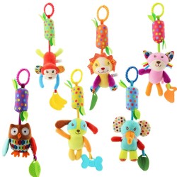 Baby's rattle - hanging plush toyKids
