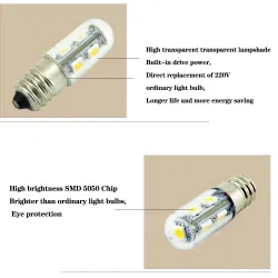 Koelkastlamp - E14 - 1,5W - 110V/220V - LED SMD 5050E14