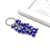 Lucky eye - blauwe kralen sleutelhangerSleutelhangers
