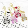 Kristallen panda / kwastje - sleutelhangerSleutelhangers