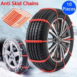Auto winterband antislip kettingen - nylon - 10 stuksWiel onderdelen