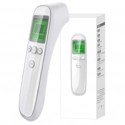 Digitales Infrarot-Thermometer - Stirn / Ohr - berührungslos - LCD-Display