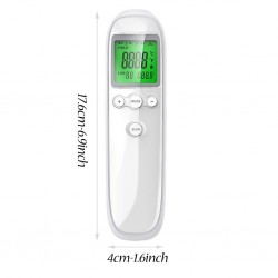 Digitale infraroodthermometer - voorhoofd / oor - contactloos - LCD-displayThermometers