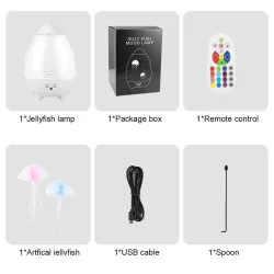 Egg shaped night lamp - RGB - swimming jellyfishLights & lighting