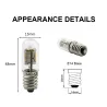 E14 - 12V - 24V - 110V - 220V - 1W - LED lamp - 4 stuksE14