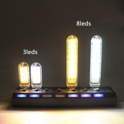 USB strip light - mini LED lamp - noodverlichting - 8 stuksVerlichting