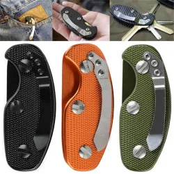 Opvouwbare sleutelorganizer - aluminium houderSurvival gereedschap