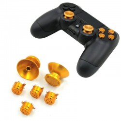 Metal 3D - analoge Joystick-Daumenstickkappen / -tasten - für Sony PS4 Controller