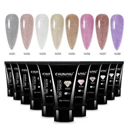 Acryl glitter nagelgel - opbouwgelNagellak