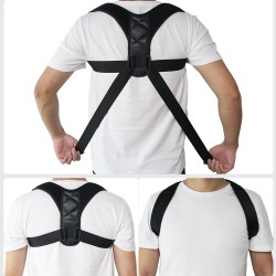 Verstellbarer Rückenhaltungskorrektor - Wirbelsäulen- / Rücken- / Schulterstütze - Stützgurt