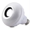 Slimme RGB/LED lamp - dimbaar - met Bluetooth speaker - afstandsbediening - E27 - 12WBluetooth Luidsprekers