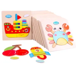 3D houten puzzel - educatief speelgoedEducatief