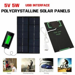 USB-Solarpanel - Schnellladegerät - 5W