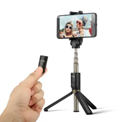 3 in 1 - draadloos ministatief / selfiestick - Bluetooth - voor SmartphoneSelfie sticks