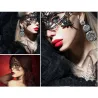 Venetian black lace eye maskMasks