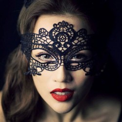 Venetian black lace eye maskMasks