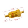 Aluminum motorcycle gas / fuel / petrol / oil filter - with clips - 6 mmMotorbike parts