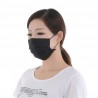 Protective face / mouth masks - disposable - 4-layer - black - 50 piecesMouth masks