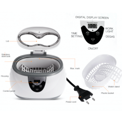 Ultrasonic manicure tools steriliser - jewellery / glasses cleaner - 600 mlEquipment