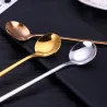 Round stainless steel long teaspoon - 13cmCutlery