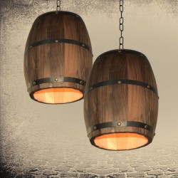 Vintage barrel - hangende plafondlampWandlampen