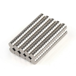N35 - neodymium magneet - sterke schijf - 6mm * 2mm - 50 stuksN35