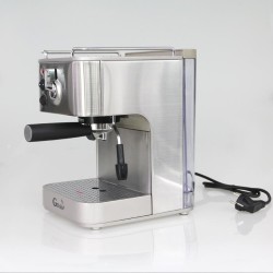Gustino 19 Bar - halfautomatisch koffiezetapparaat - melkopschuimer - RVSKeuken