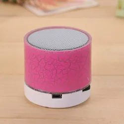Mini Bluetooth-luidspreker - LED - TF-kaart - gebarsten ontwerpBluetooth Luidsprekers