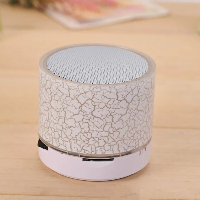 Mini Bluetooth-luidspreker - LED - TF-kaart - gebarsten ontwerpBluetooth Luidsprekers