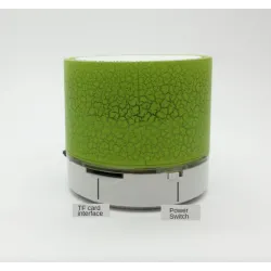 Mini Bluetooth speaker - LED - TF card - cracked designBluetooth speakers