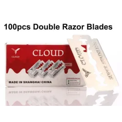 CLOUD - scheermesjes - double edge - RVS - 100 stuksScheren