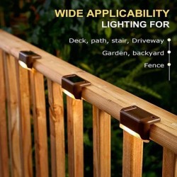 Solardeckleuchten – Terrasse – Zaun – Garten – wasserdicht – LED