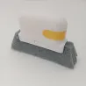 2 in 1 groefreinigingstool - raam- / deurkozijnreinigingsborstel - doekSchoonmaak