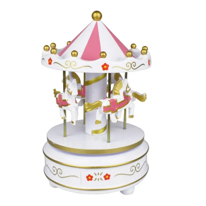 Carrousel met paarden - muziekdoosDecoratie