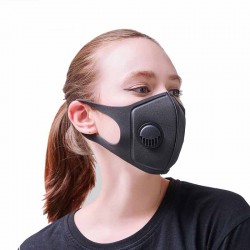 Beschermend gezicht / mond gezichtsmasker - anti-stof - anti-vervuiling - met luchtventiel - herbruikbaarMondmaskers
