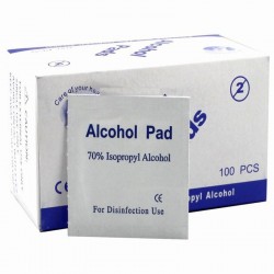 Alcoholdoekjes pads - antiseptische doekjes - antibacterieel - 100 stuksUiterlijk & Gezondheid