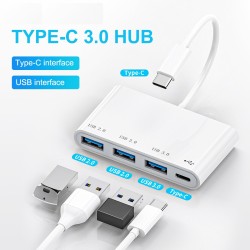 4-poorts HUB - type-C / USB - splitter - OTG-adapter - USB 3.0Hubs