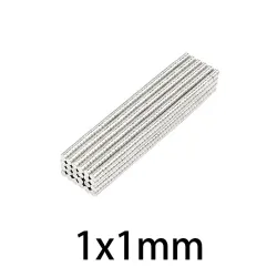 N35 - neodymium magneet - sterke schijf - 1mm * 1mmN35