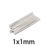 N35 - neodymium magneet - sterke schijf - 1mm * 1mmN35