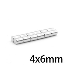 N35 - Neodym-Magnet - starke Scheibe - 4 mm * 6 mm