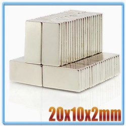 N35 - Neodym-Magnet - starker Block - 20 mm * 10 mm * 2 mm