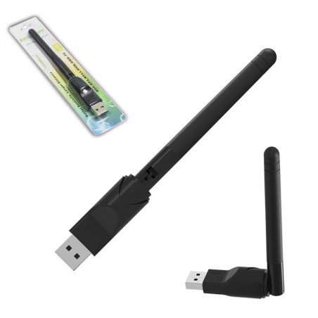 Draadloos Wi-Fi LAN - adapter met antenne - USB - 150MbpsNetwerk