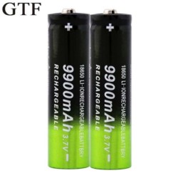 GTF - 18650 - 3.7V - 9900mAh - Li-on batterij - oplaadbaarBatterijen