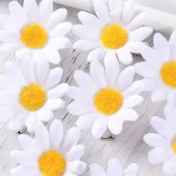 Decoratieve haarspeldjes - margrieten - 10 stuksHaarspelden