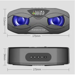 Bluetooth speaker - krachtige bas - FM radio - TF kaart - LED - met displayBluetooth Luidsprekers