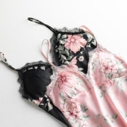 Sexy nachthemd met bloemenprint - mini-jurkLingerie