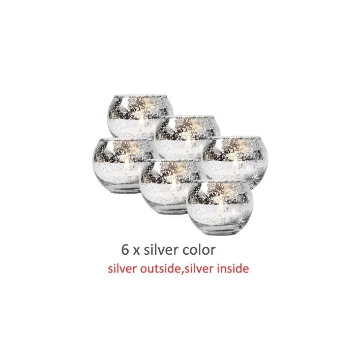 Decoratieve glazen kandelaarKaarsen & Houders