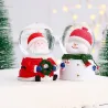 Kerstman / sneeuwpop - sneeuwbol - met LEDBeelden & Sculpturen