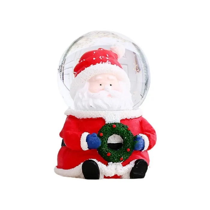 Kerstman / sneeuwpop - sneeuwbol - met LEDBeelden & Sculpturen
