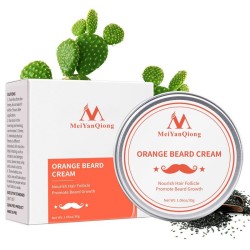 Orange beard growth balm - facial care cream - 30 grBeard